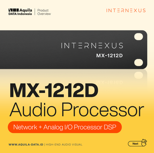 MX-1212D Audio Processor | Network + Analog I/O Processor DSP