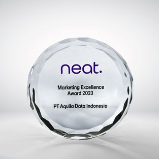 Neat Marketing Excellent Award🎉🏆 We're thrilled to announce that Aquila Data Indonesia has been awarded the prestigious Neat Marketing Excellence Award 2023! 🏆✨ This recognition is a testament to