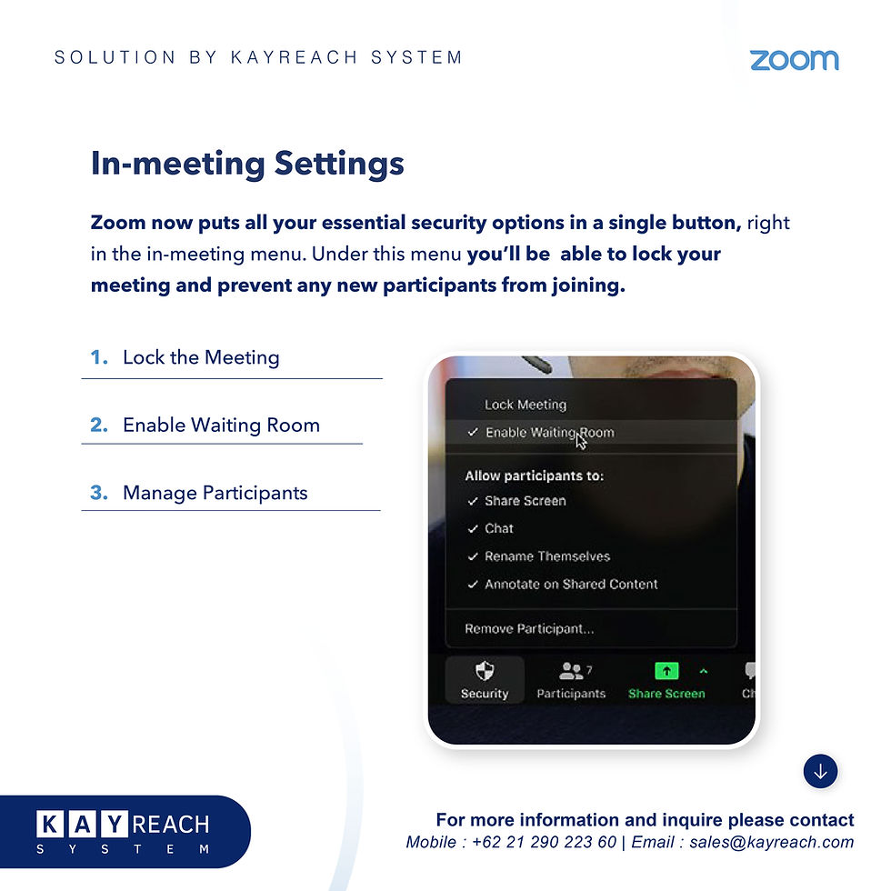 How To Secure Your Zoom Meeting How To Secure Your Zoom Meeting