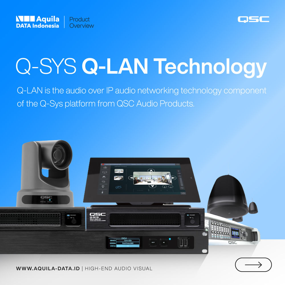 QSC QSYS QLAN Technology