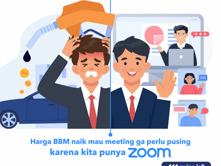 Harga BBM naik ga perlu pusing karena kita punya Zoom
