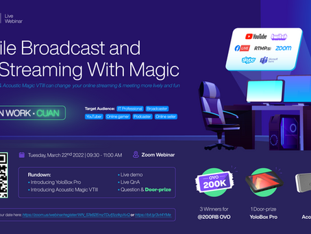 Mobile Broadcast & Live Streaming with Magic