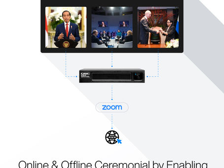 Online and Offline Ceremonial by Enabling Hybrid AV System