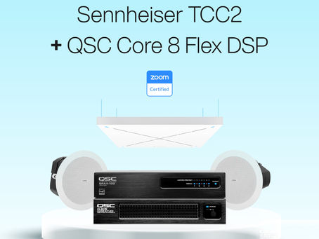 Sennheiser TCC2 + QSC Core 8 Flex DSP