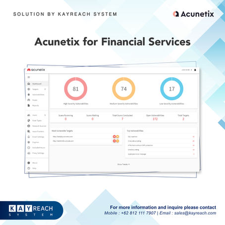 Acunetix for Financial Services