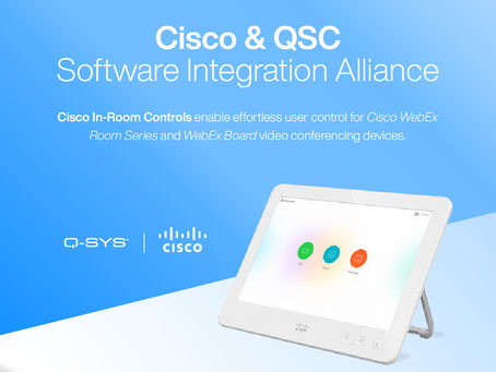 Cisco & QSC Software Integration Alliance
