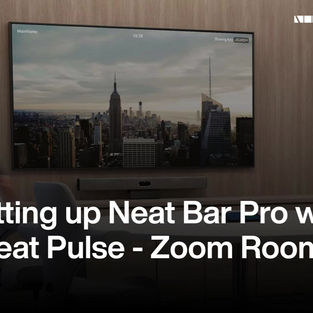 Setting up Neat Bar Pro with Neat Pulse - Zoom Rooms