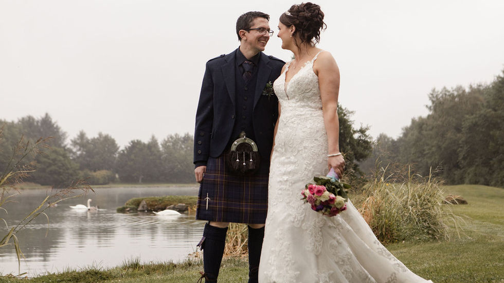 Gill & Ross’s Wedding Reception at Lochter Activity Centre