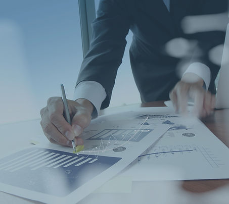 Business professional reviewing reports and charts, representing market research and data analysis for Vietnam market entry