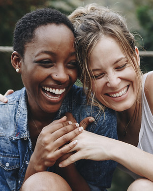 Happy Friends Laughing