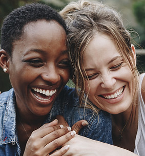 Happy Friends Laughing