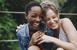 Happy Friends Laughing