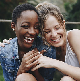 Happy Friends Laughing