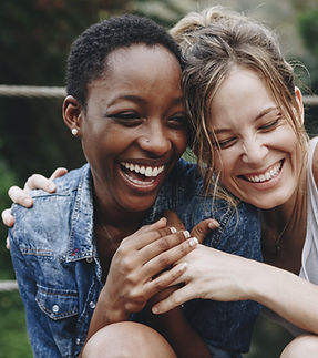 Happy Friends Laughing