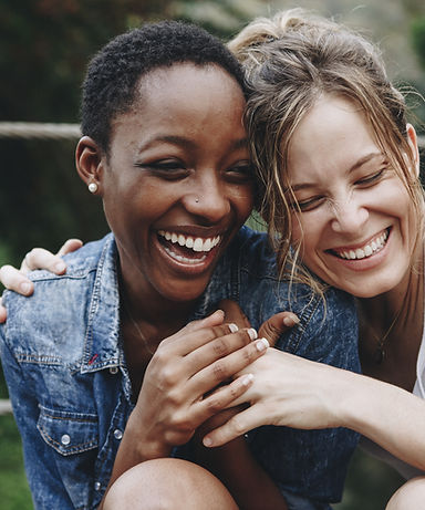 Happy Friends Laughing