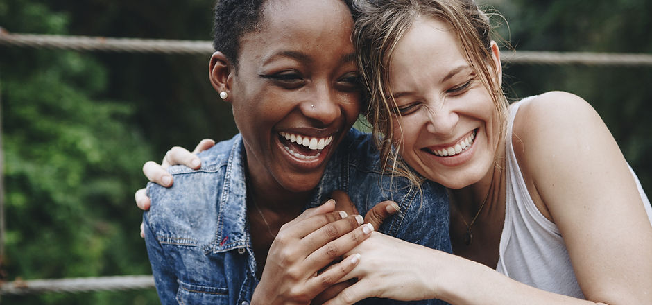 Happy Friends Laughing