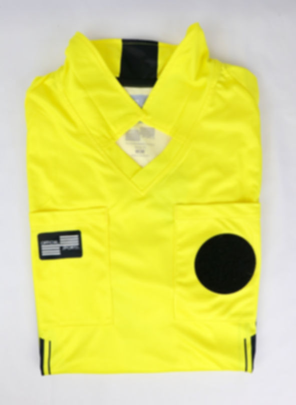 Yellow Soccer Referee Jersey