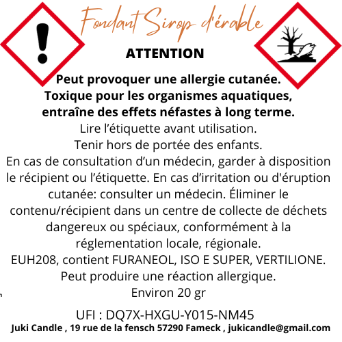 Miniature : Fondant Sirop d'érable