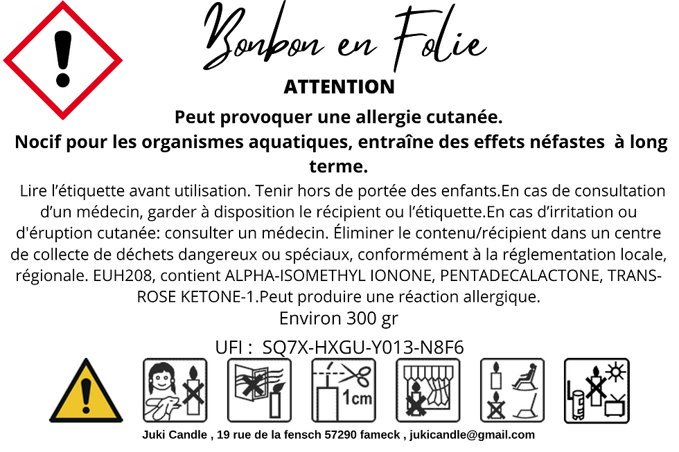 Miniature : Bonbon en folie