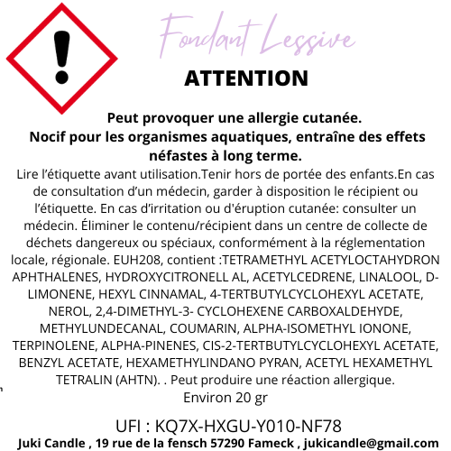 Miniature : Fondant Lessive