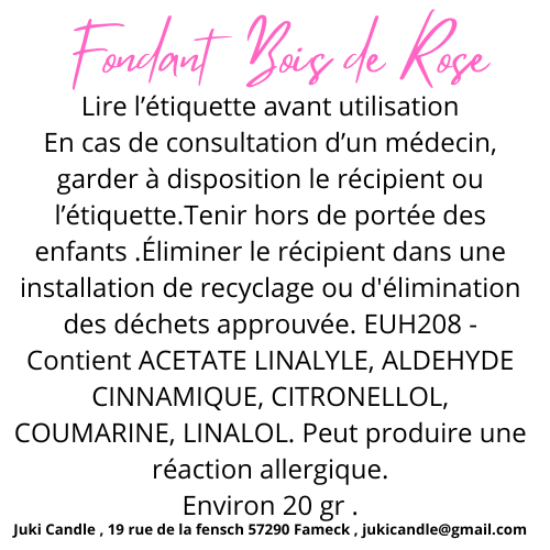 Miniature : Fondant Bois de rose