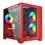 Miniatura: Gabinete Gamer Pcyes Forcefield Red Magma, Mid-Tower, Vermelho - GFFRMP