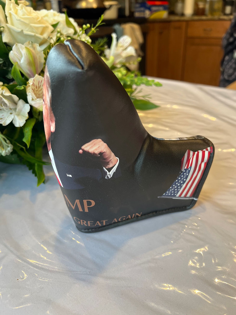 Thumbnail: Leather Trump Golf Club Cover