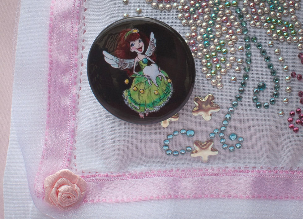 Thumbnail: Girls Tooth Fairy Pillow