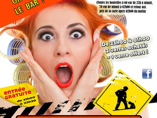 On vide le bar....