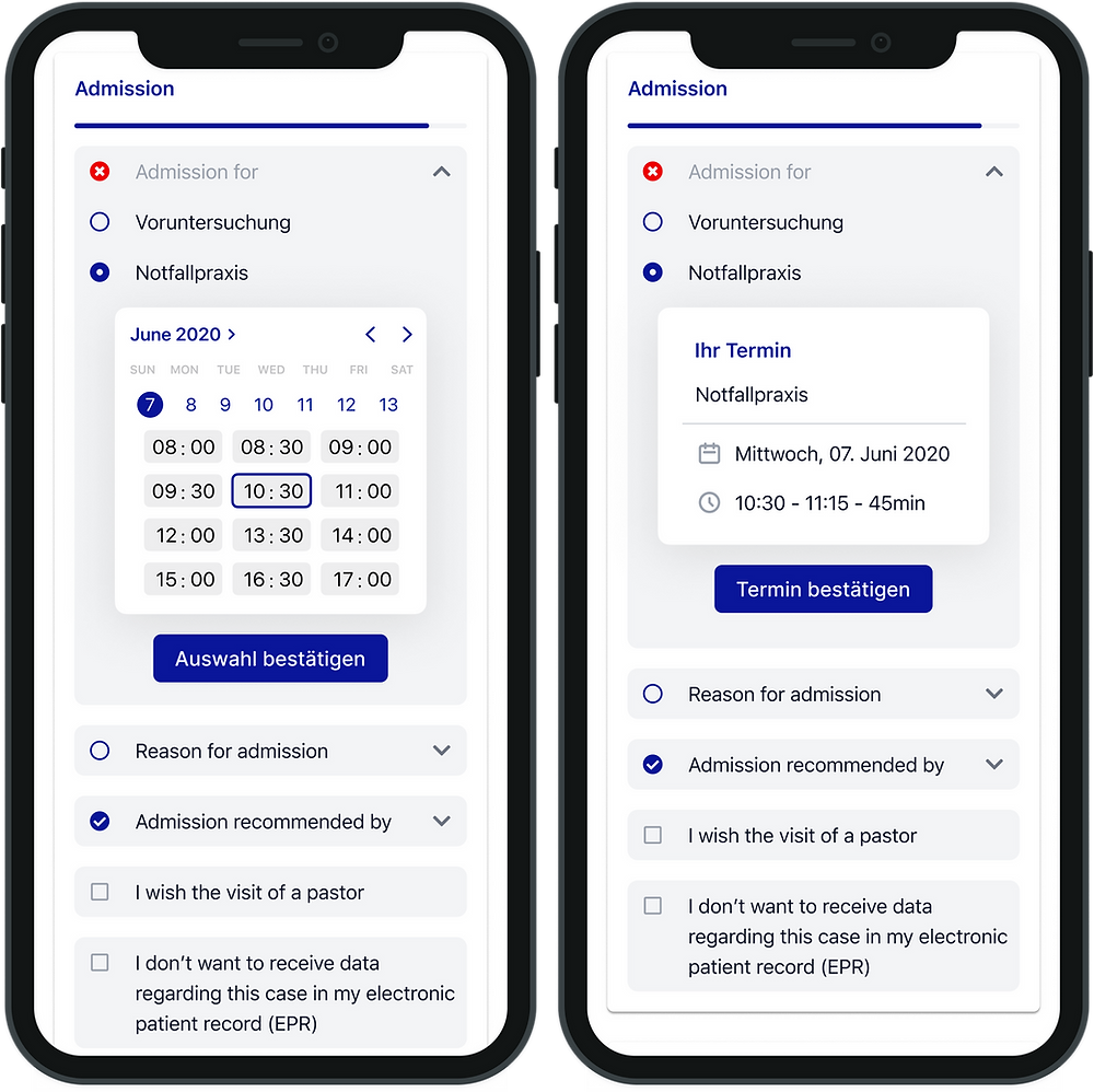 Appointment Management. Process-integrated. Automated. Self-Service.