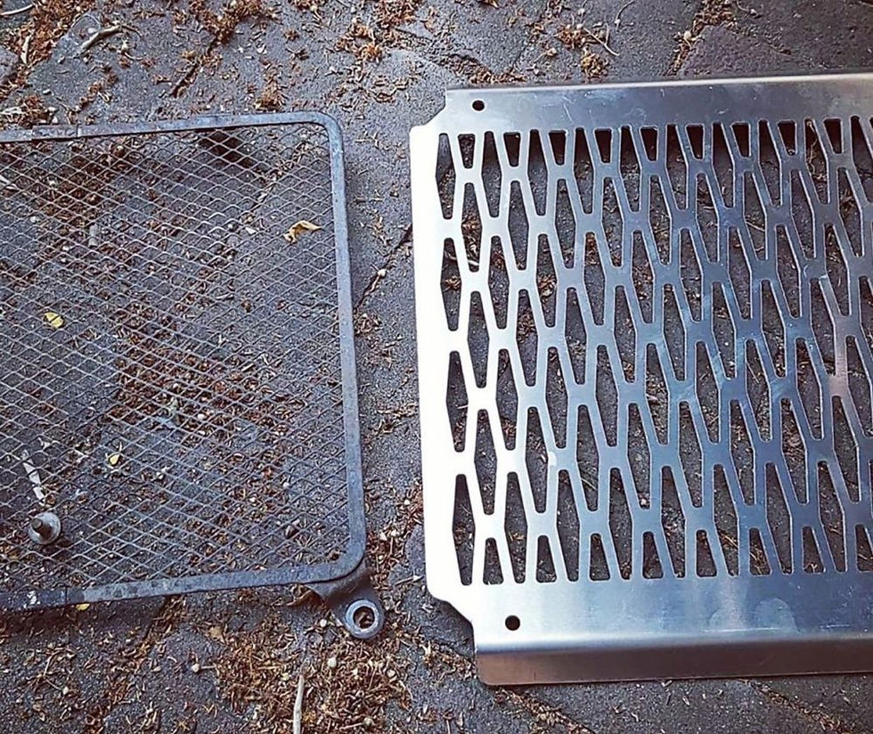 Miniature : Protection / grille de radiateur 500 KLE - Motoboxer
