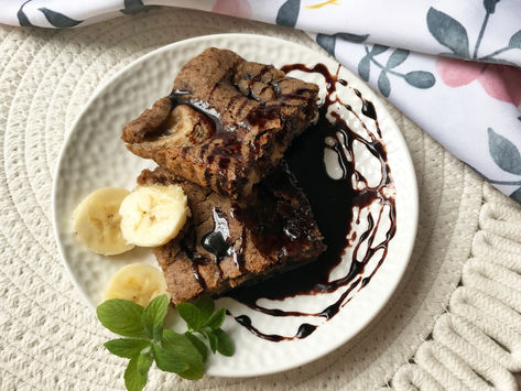 Vegán, banános süti