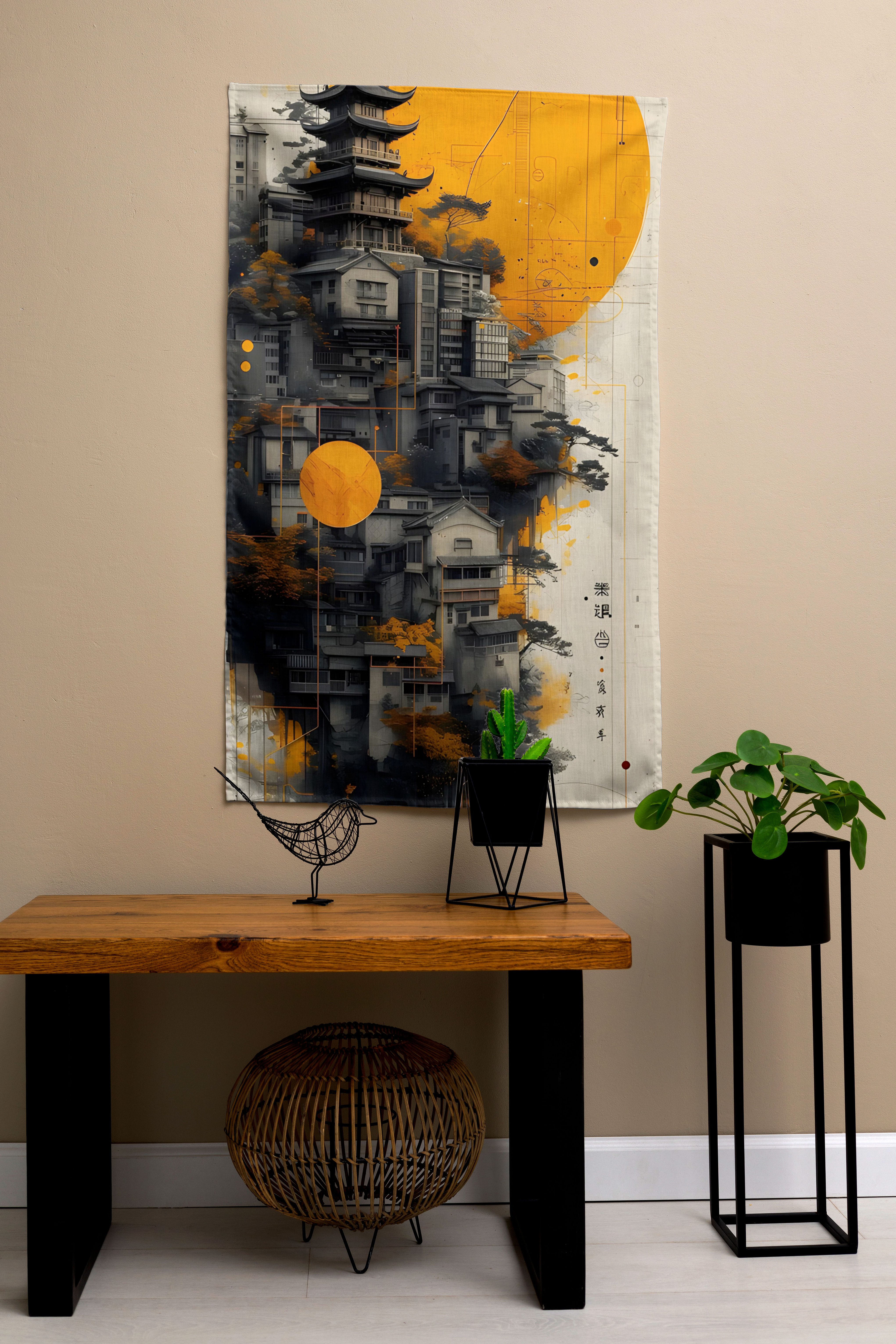 Japan House Duvar Örtüsü