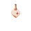 Thumbnail: Links of London 18kt Rose Gold Mini Pink Sparkle Heart Charm