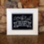 COCKTAIL BAR CHALKBOARD