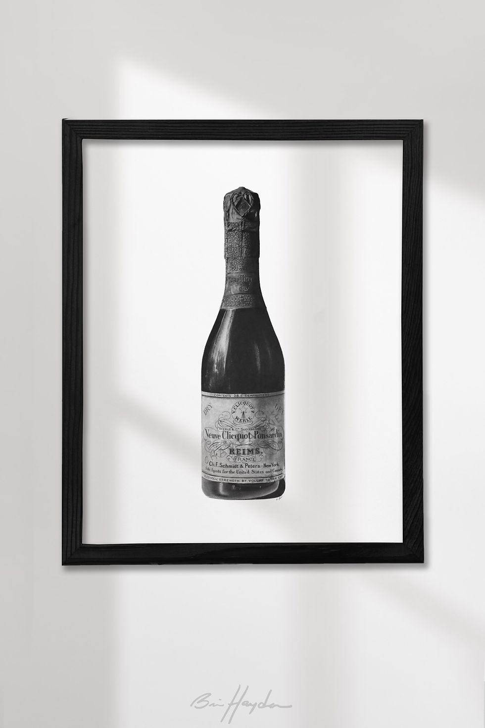 Thumbnail: Veuve Clicquot Champagne Print