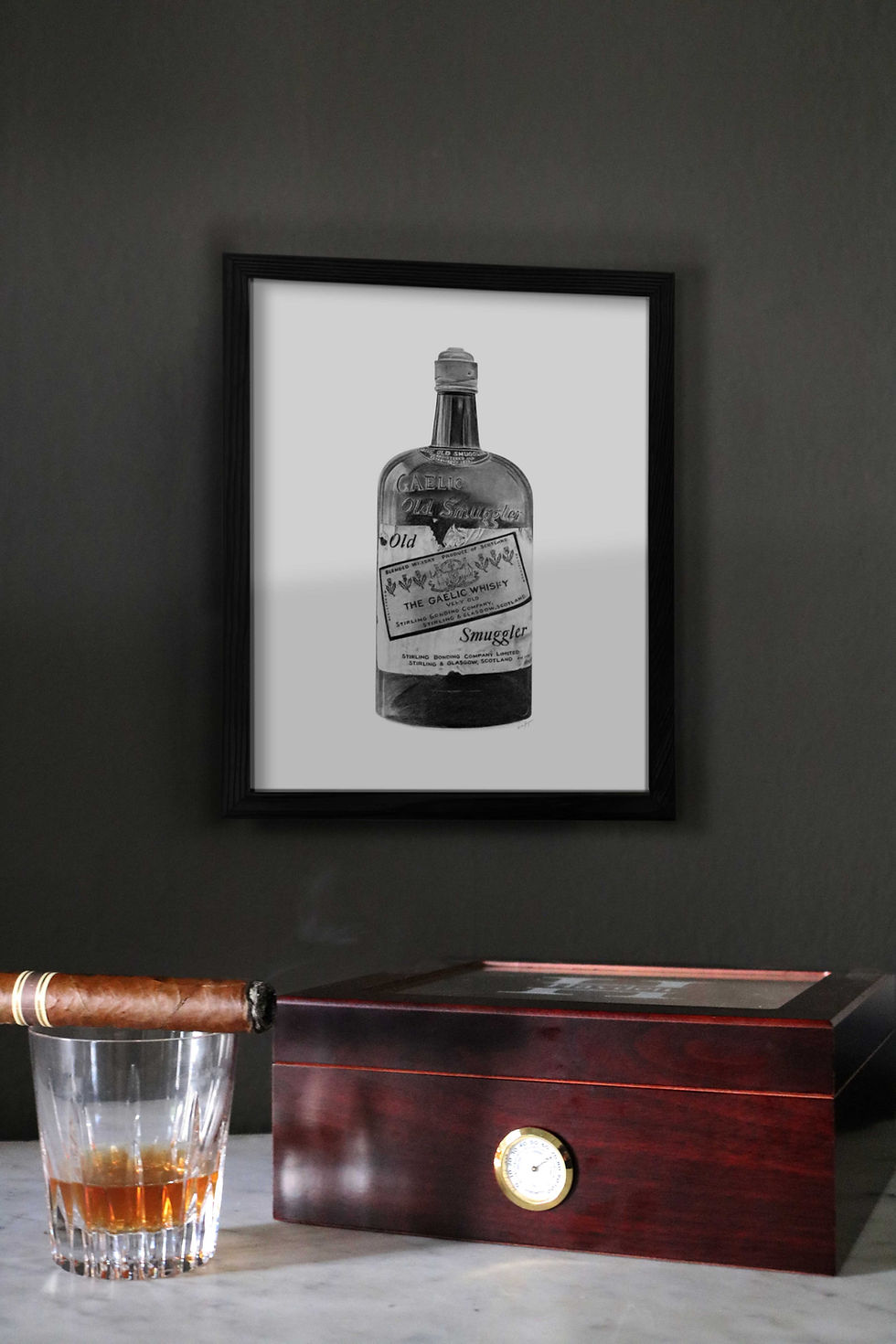 Thumbnail: Old Smuggler Whisky Print