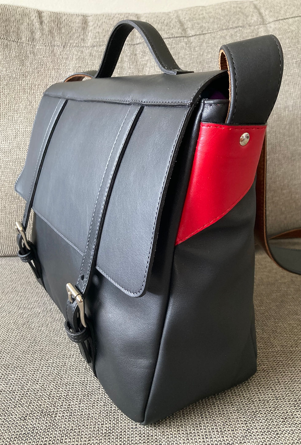 Thumbnail: Large Satchel Black Multi