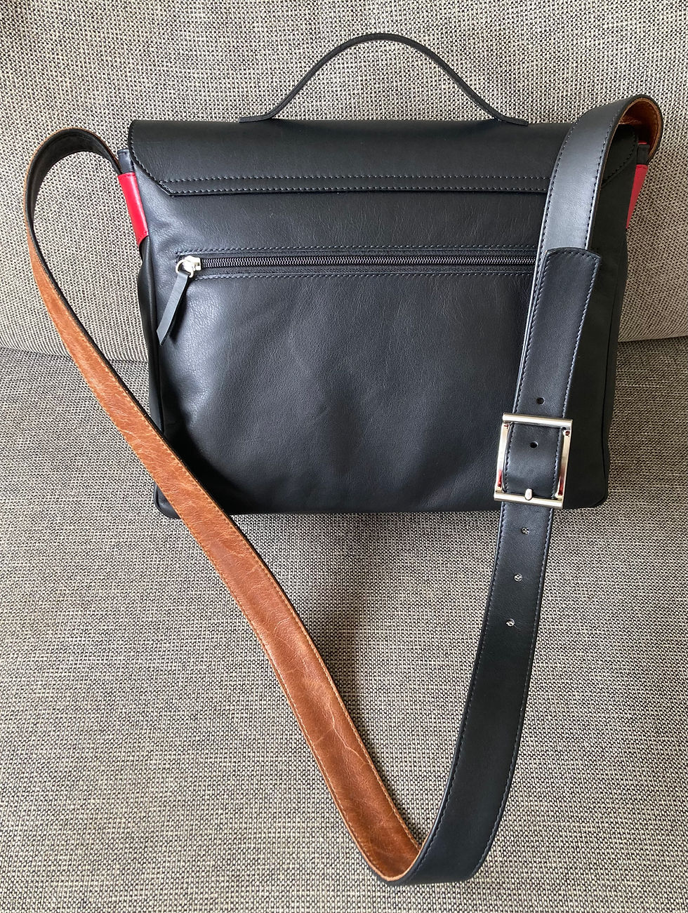 Thumbnail: Large Satchel Black Multi