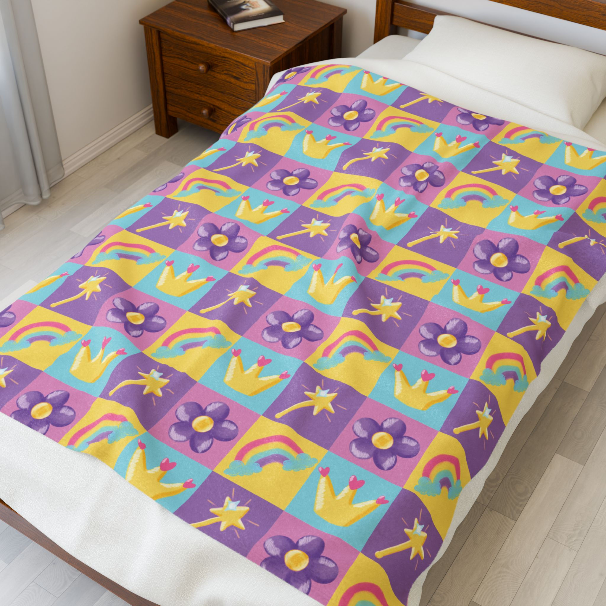 True Imagination Velveteen Plush Blanket