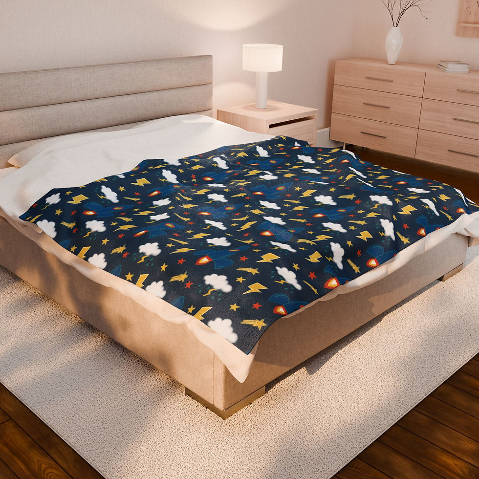 Thumbnail: Lost in Space Velveteen Plush Blanket