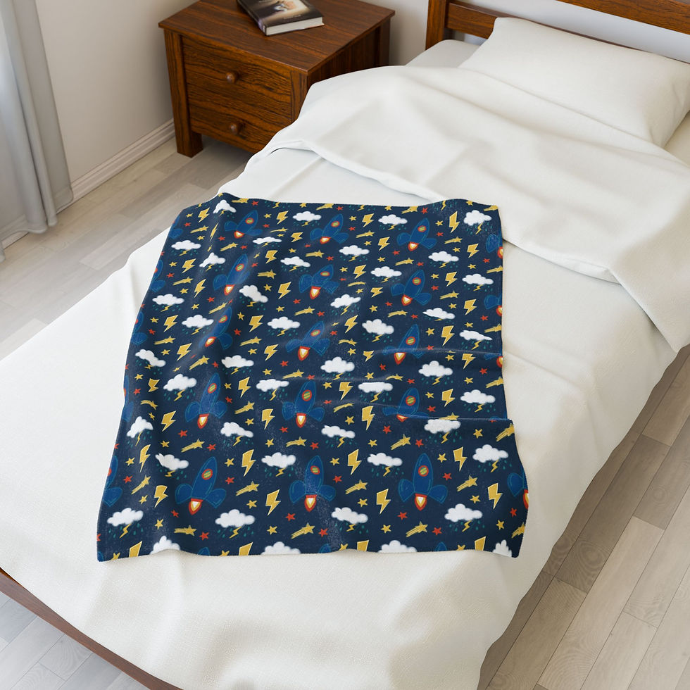 Thumbnail: Lost in Space Velveteen Plush Blanket