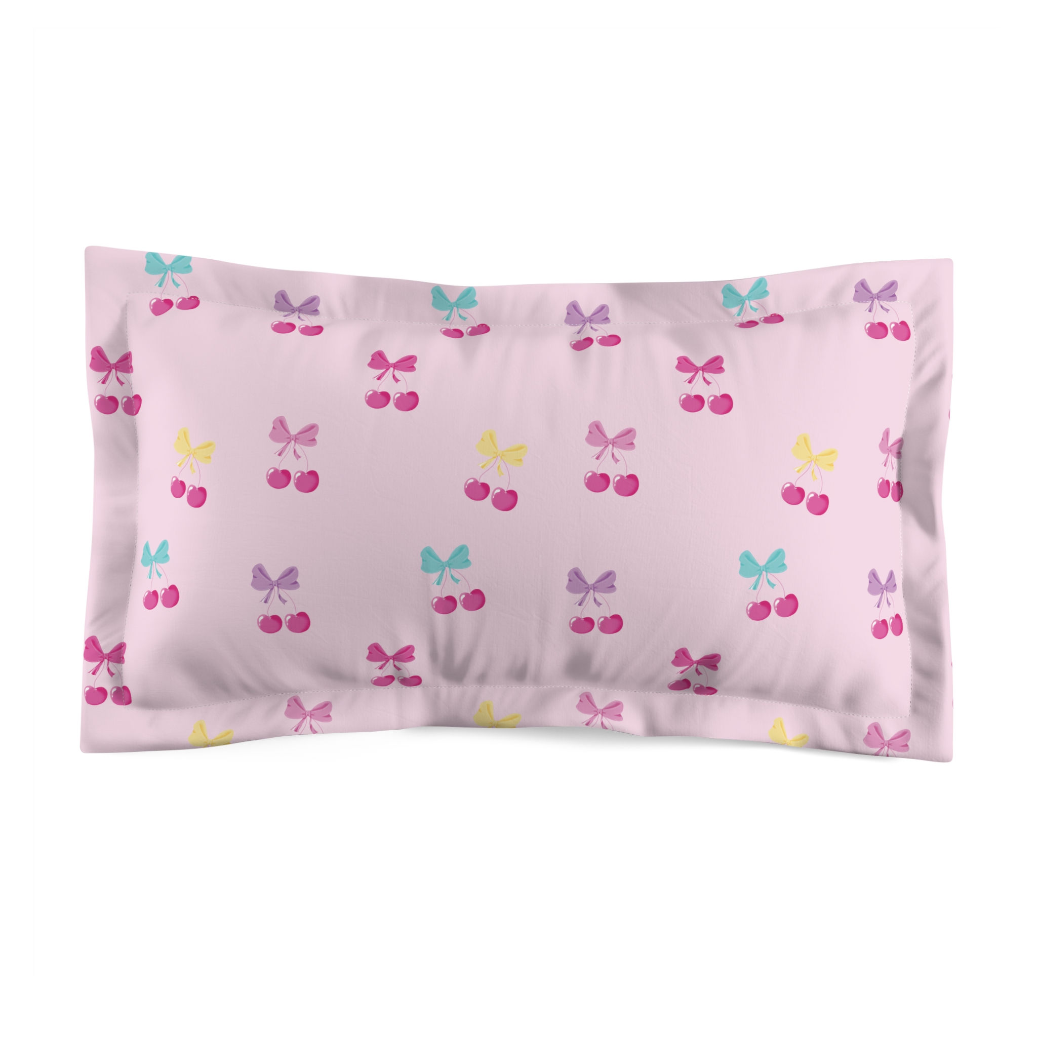 Bow & Bloom Microfiber Pillow Sham