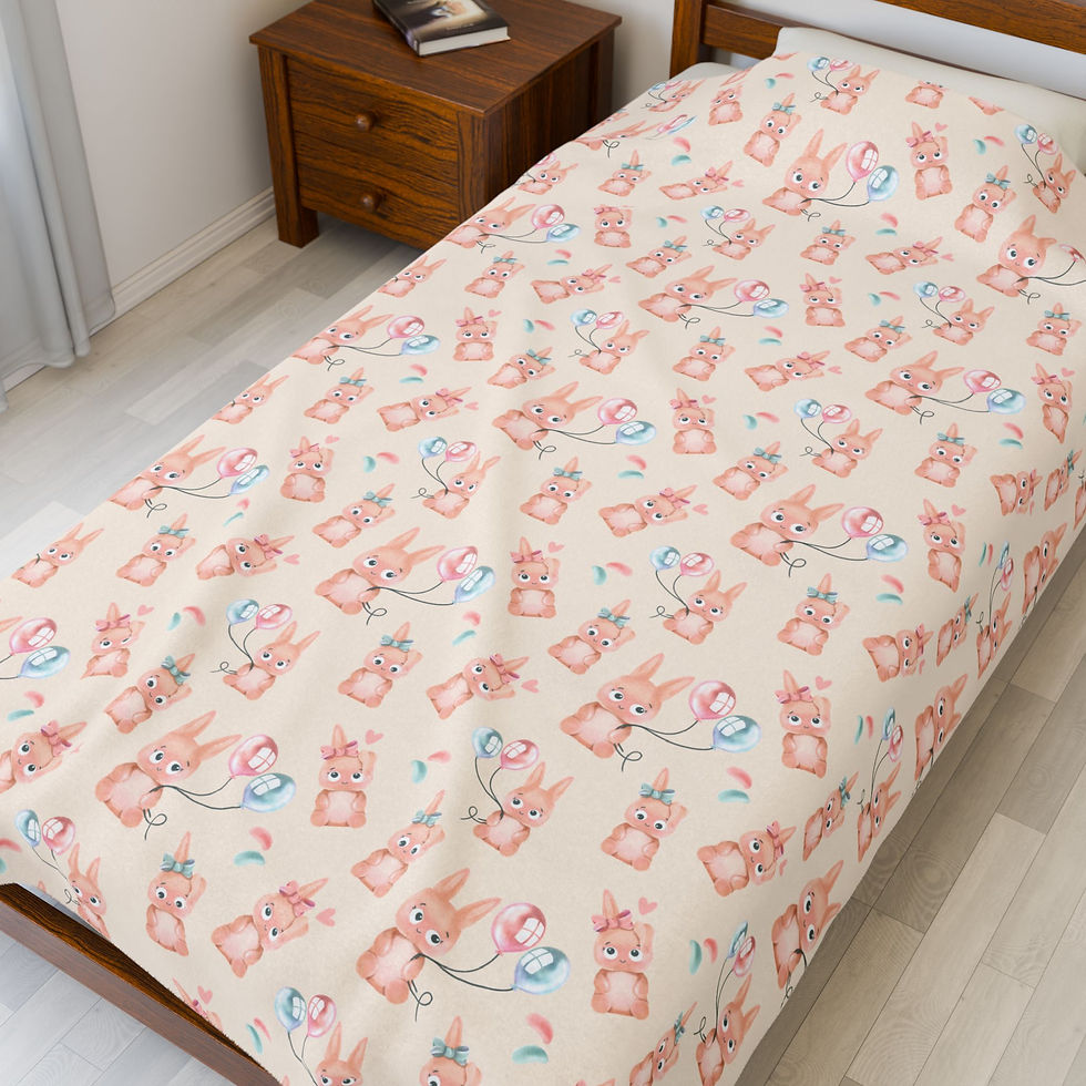Thumbnail: The Brightest Burrow Velveteen Plush Blanket