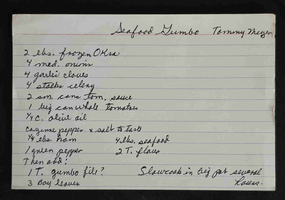 Tammy Meyer's Seafood Gumbo