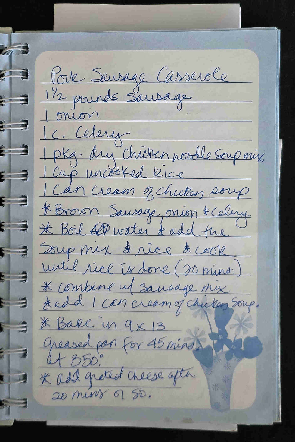 Gram's Pork Sausage Casserole