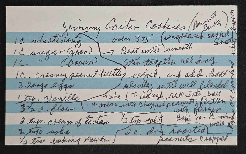 Jimmy Carter Cookies