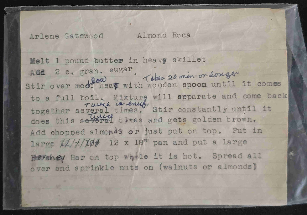 Arlene Gatewood's Almond Roca