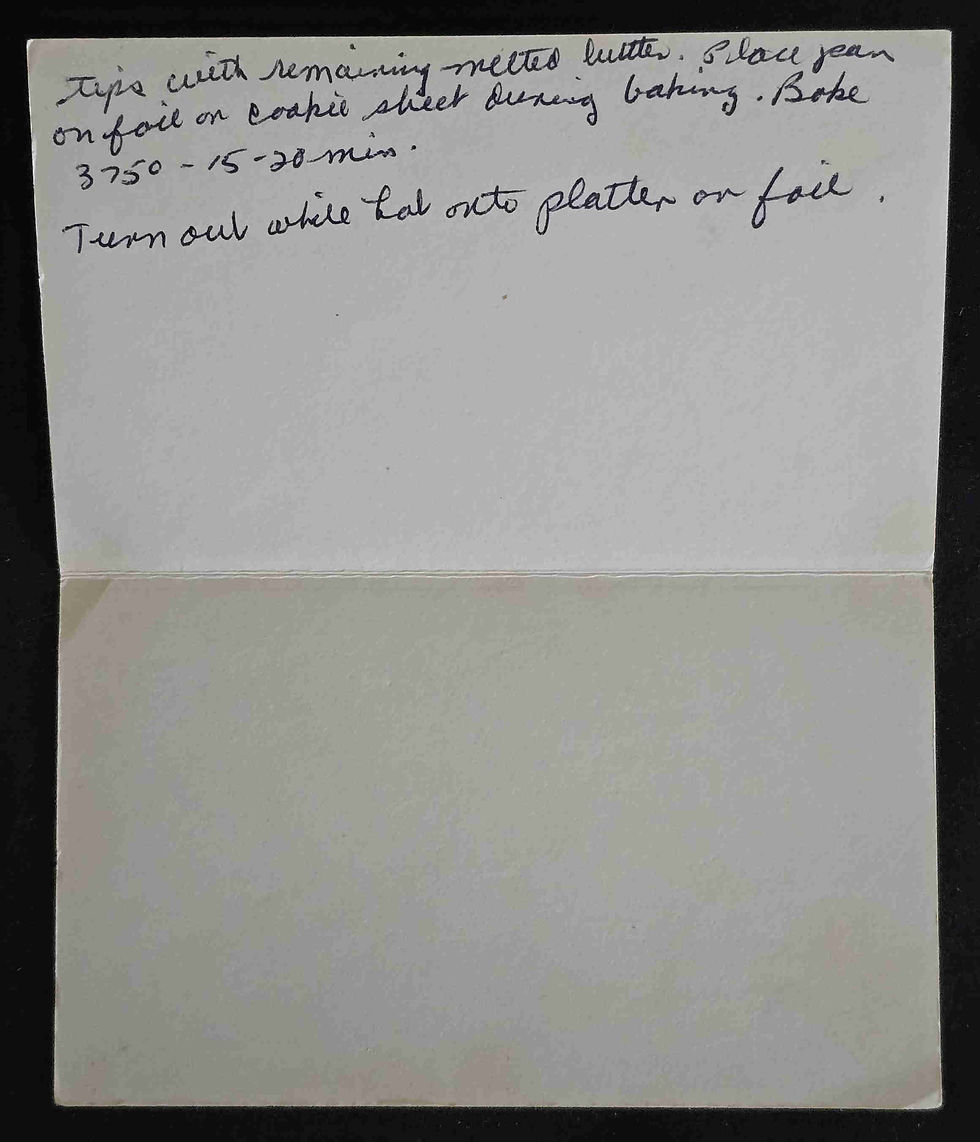 Joyce Tubbs' Buttered Rum Crescents Back