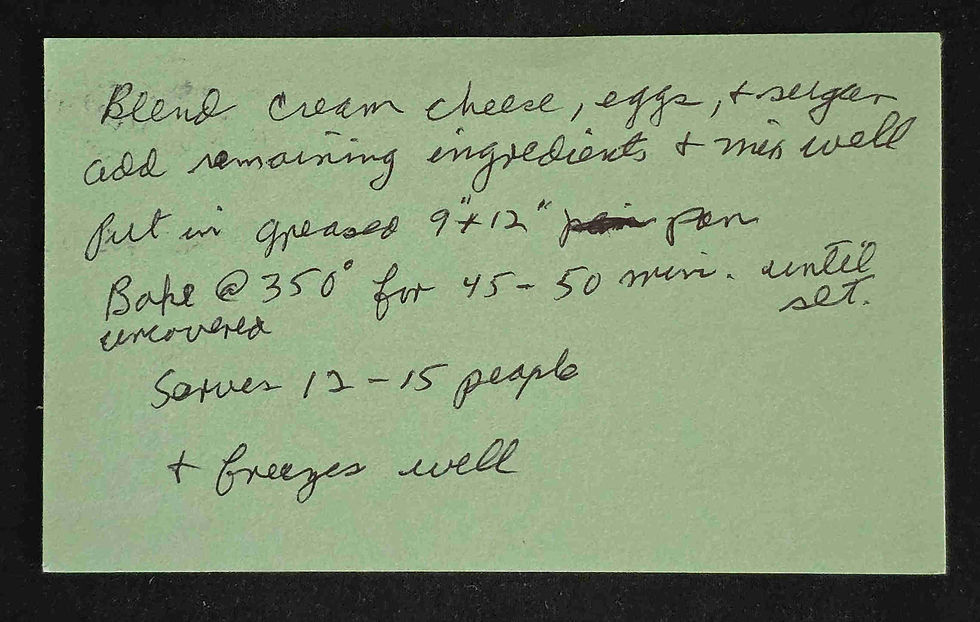 Alvina's Corn Pudding Supreme Back